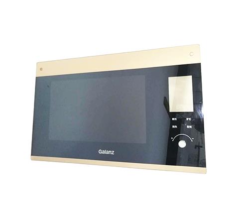 Large area semi-perspective window glass