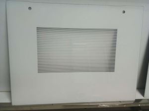 Ultra-white high temperature silk screen glass
